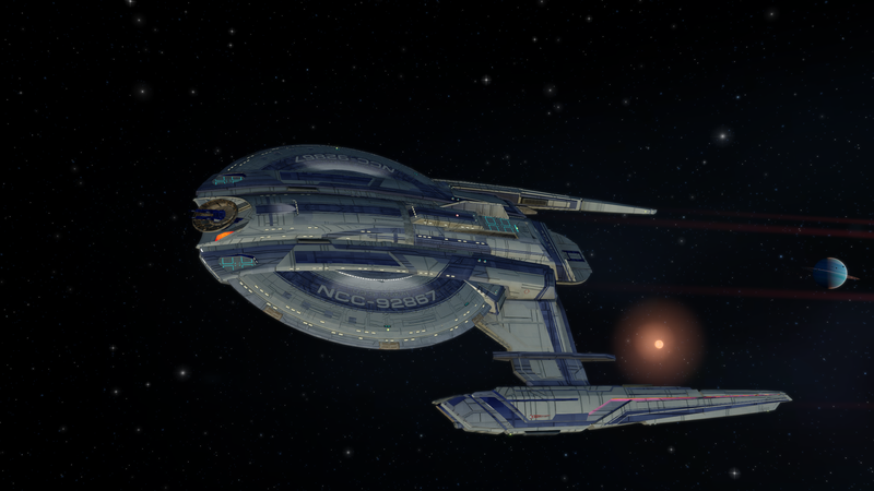 Sure, I had to watch my Captain get murdered by Klingons before my eyes and directly confront the horrors of Interstellar war. But hey, at least I got my own Walker-Class starship out of it!